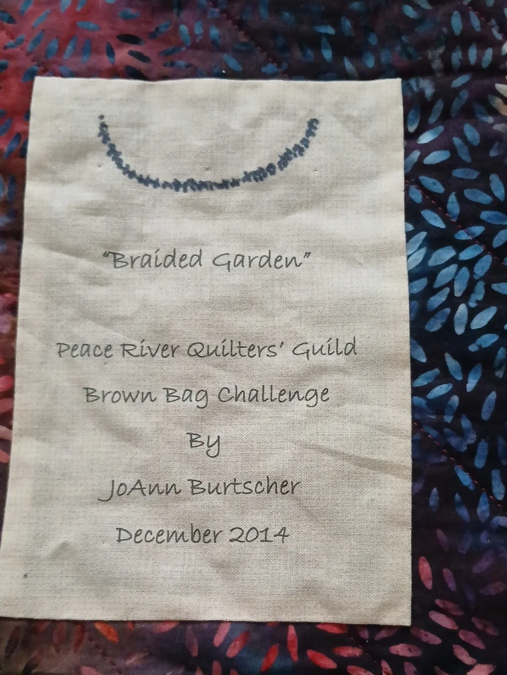 Handmade Floral Quilt